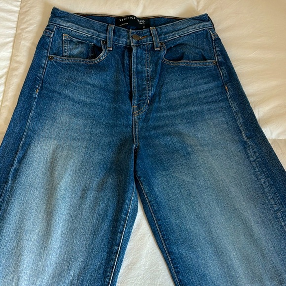 Veronica Beard Taylor Wide Leg Jeans - Picture 3 of 3